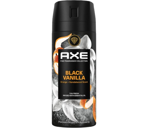 DESODORIZANTE SPRAY BLACK BAUNILHA AXE 150ML