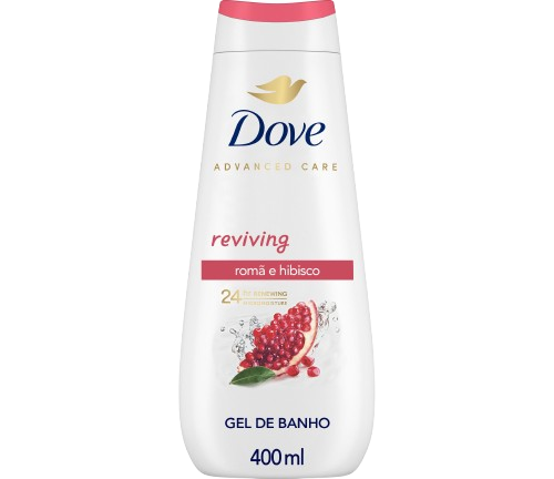 GEL BANHO ADVANCED REVIVING POMEGRANATE  DOVE 400ML
