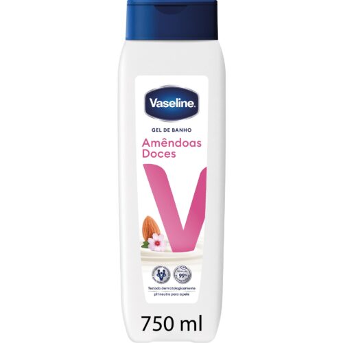GEL BANHO AMÊNDOAS DOCES VASELINE 750ML