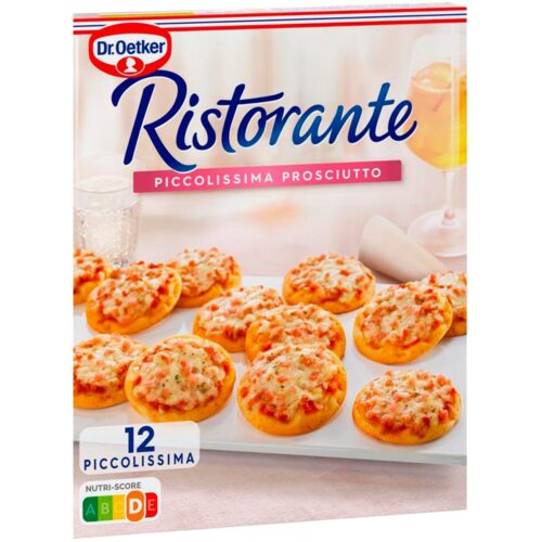 PIZZA RISTORANTE PICCOLISSIMA PROSCIUTTO MINI 12UN 288GR