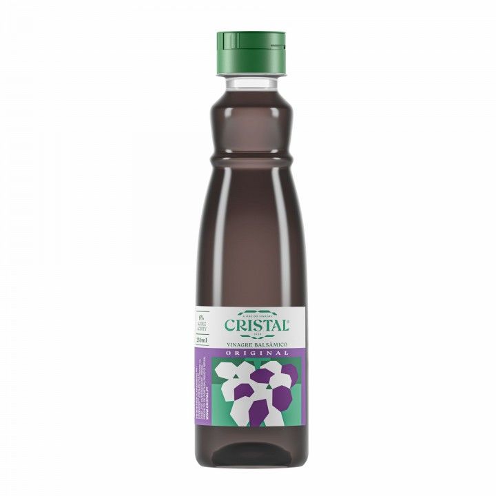 VINAGRE BALSÂMICO CRISTAL 250ML 6%ACIDEZ
