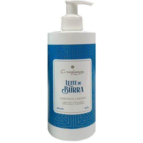 SABONETE LÍQUIDO CONFIANÇA LEITE DE BURRA 400ML