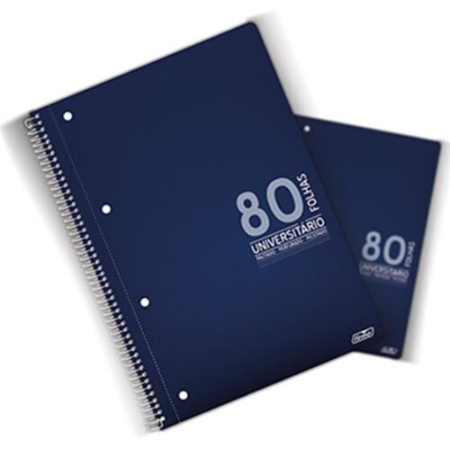 CADERNO ESPIRAL A4 UNVERSITÁRIO 80FLS PAUTADO
