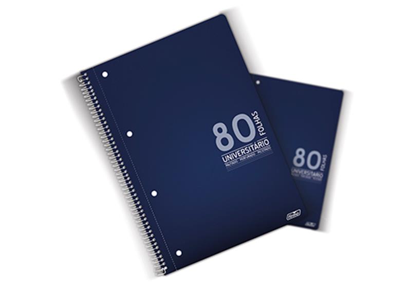 CADERNO ESPIRAL A4 UNVERSITÁRIO 80FLS XADREZ