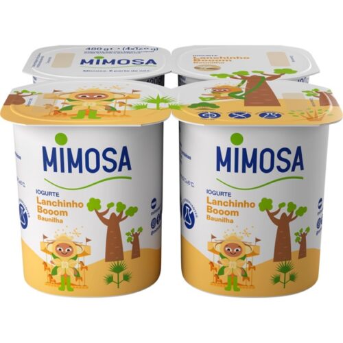 IOGURTE SÓLIDO LANCHINHO BOM BAUNILHA MIMOSA 4X120GR