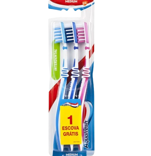 ESCOVA DENTES INTERDENTAL AQUAFRESH 2+1