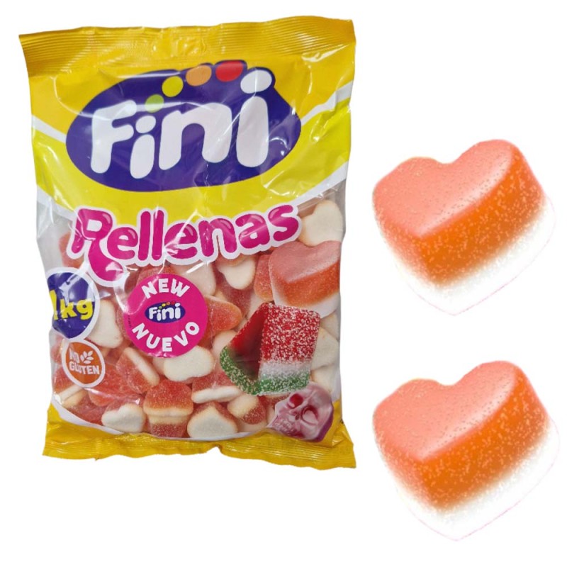 GOMAS CORAÇÃO RECEHIO FINI 1KG
