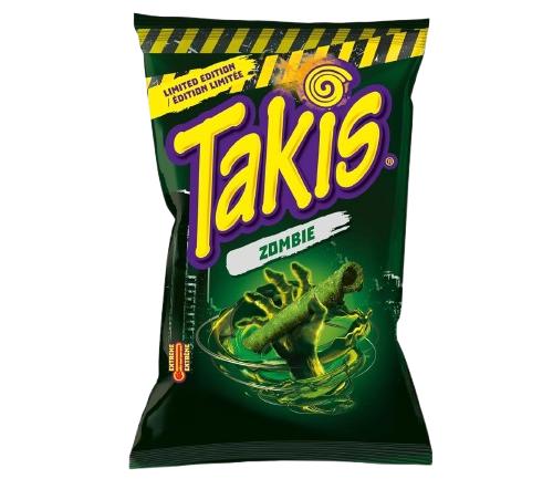 SNACK ROLITOS DE MILHO ZOMBIE TAKIS 90GR