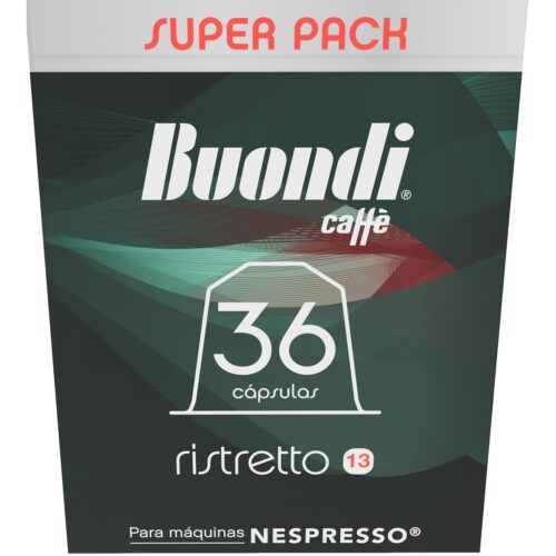 CAFÉ BUONDI RISTRETTO NESPRESSO 36CÁPSULAS