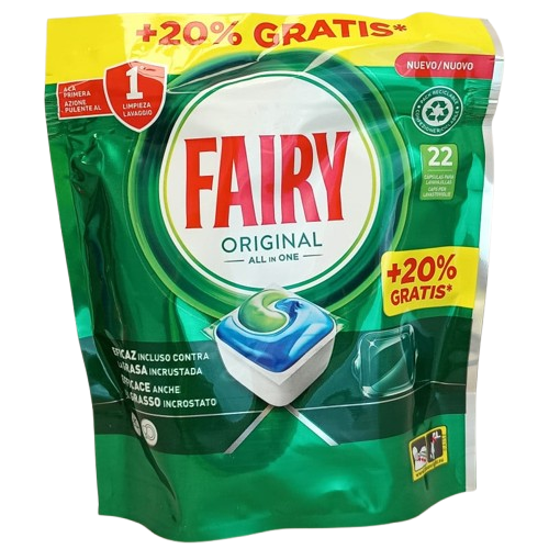 DET MAQ LOIÇA ALL IN ONE FAIRY 18+4PASTILHAS - Image 2