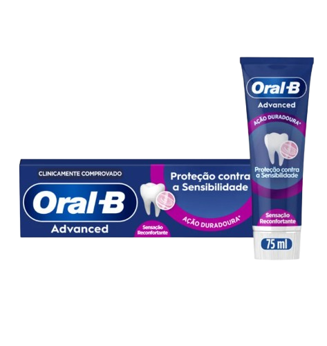 PASTA DENTES ORAL B ADVANCED SENSIBILIDADE 75ML