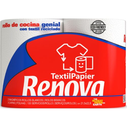 ROLO COZINHA TEXTILPAPIER RENOVA 2 ROLOS