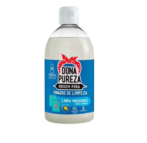 VINAGRE LIMPEZA LIMPA MÁQUINAS LIMÃO DONA PUREZA 500ML