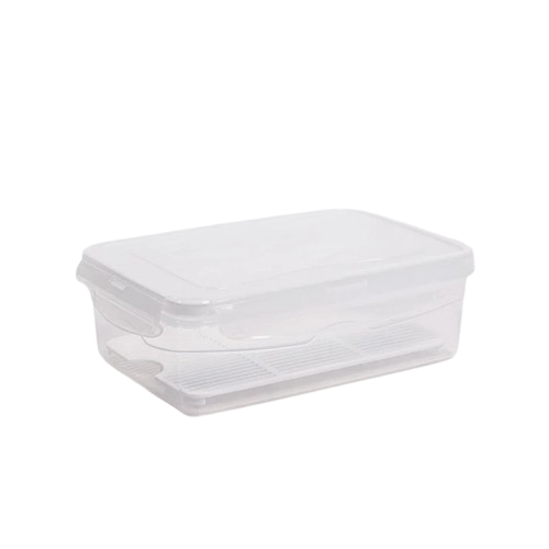 CAIXA ALIMENTOS 02 1470 COM ESCORREDOR 1400ML 15.5X22X7CM