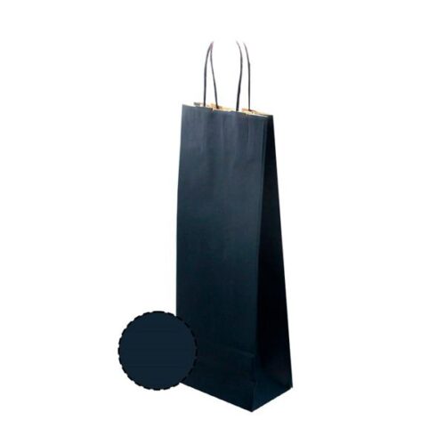 SACO DE PRENDA GARRAFA ASA MAB AZUL 39X18X8,5