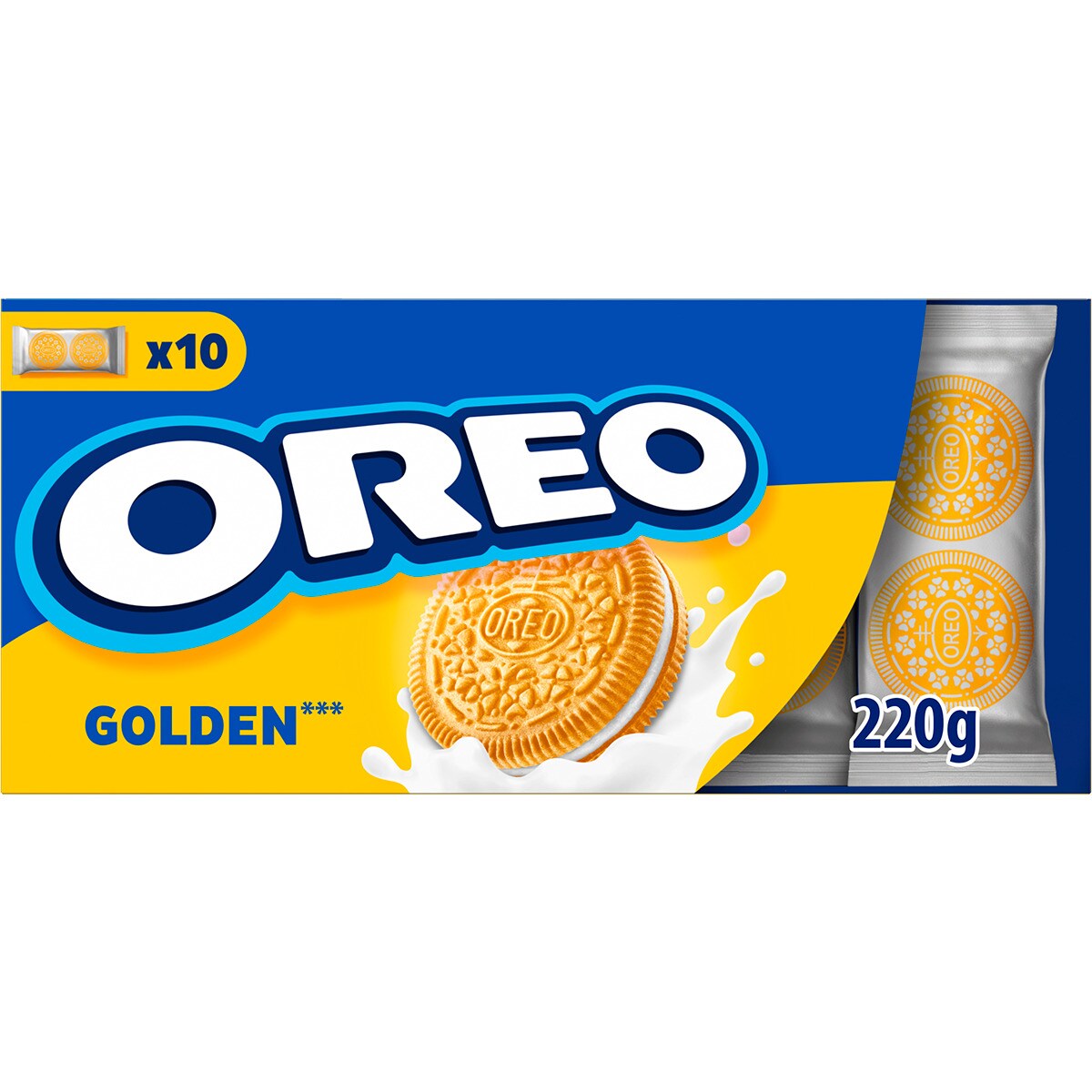 BOLACHA OREO TUBO GOLDEN 220GR 10UN