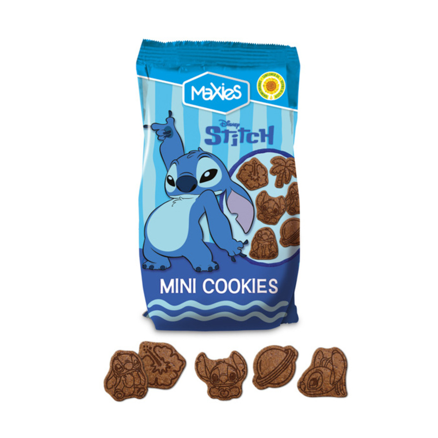 BOLACHA MINI COOKIES T&U STITCH MAXIES 100GR