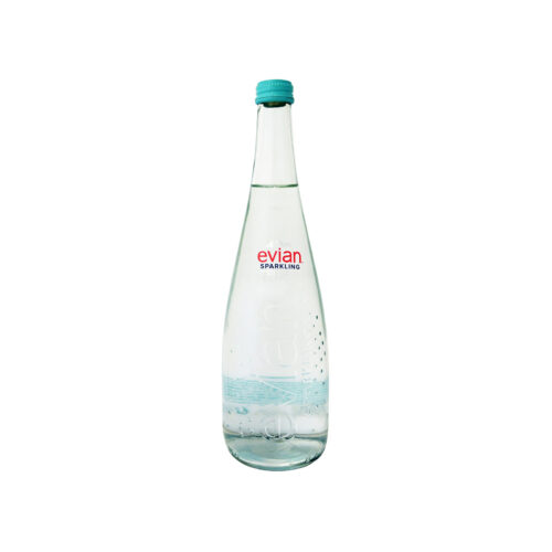 ÁGUA COM GÁS EVIAN 75CL