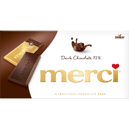 BOMBOM CHOCOLATE PRETO MERCI 100GR