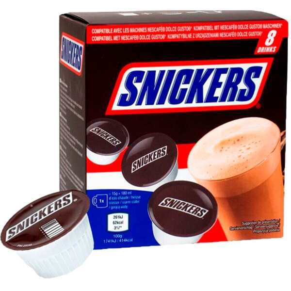 ACHOCOLATADO SNICKERS 8 CAPS