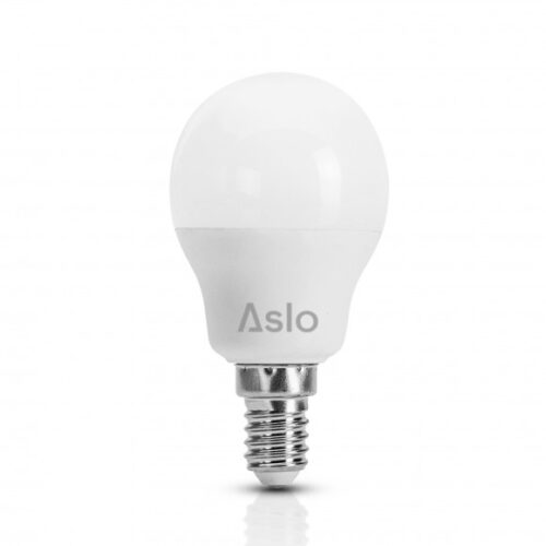 LAMPADA LED ESFERICA GOTA E14 5W 4000K ASLO