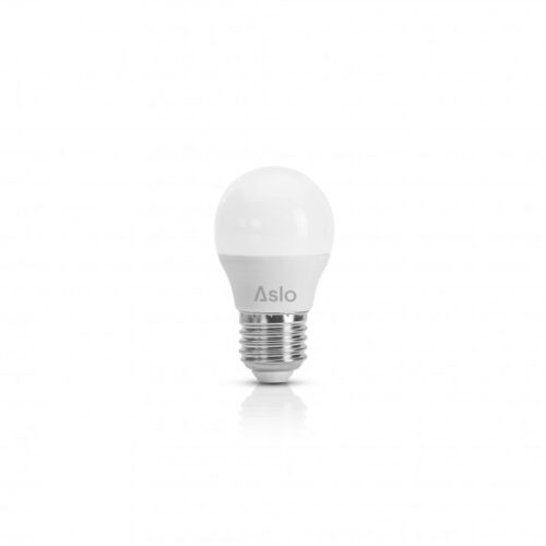 LAMPADA LED ESFERICA LUSTRE E27 5W 4000K ASLO