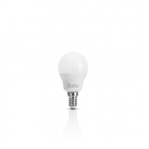 LAMPADA LED ESFERICA GOTA E14 5W 6000K ASLO