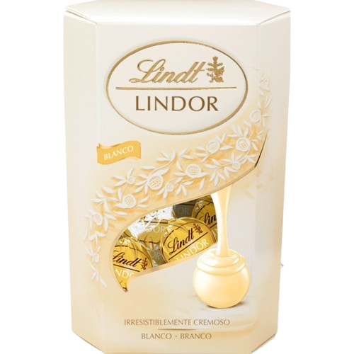 BOMBOM CHOCOLATE LINDOR BRANCO 200GR - Image 2
