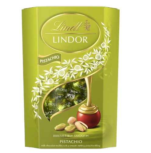 BOMBOM CHOCOLATE LINDOR PISTACHO 200GR