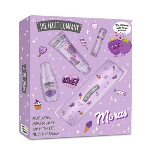 CONJUNTO COFFRET AMORAS COM ESTOJO THE FRUIT COMPANY