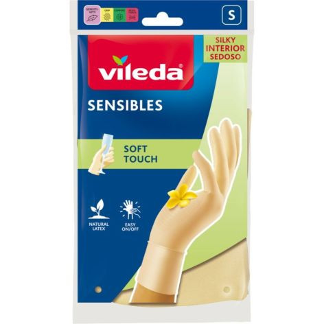 LUVAS SENSIVEIS SOFT TOUCH TAM S VILEDA
