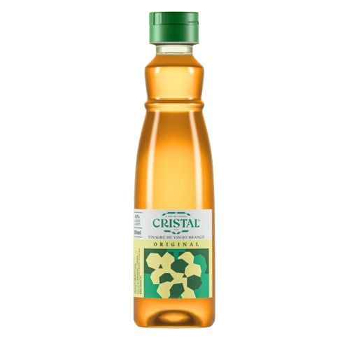 VINAGRE VINHO BRANCO CRISTAL 250ML