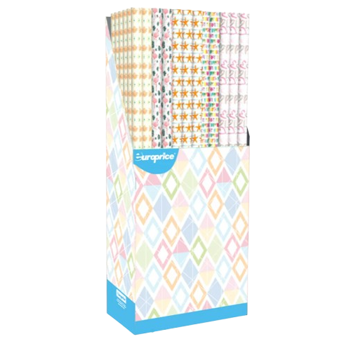 PAPEL EMBRULHO MELODY SORTIDO EUROPRICE 70CMX2MT