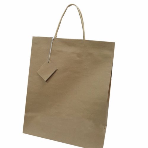 SACO DE PAPEL P/ PRENDA KRAFT 32X26X10 REF26905