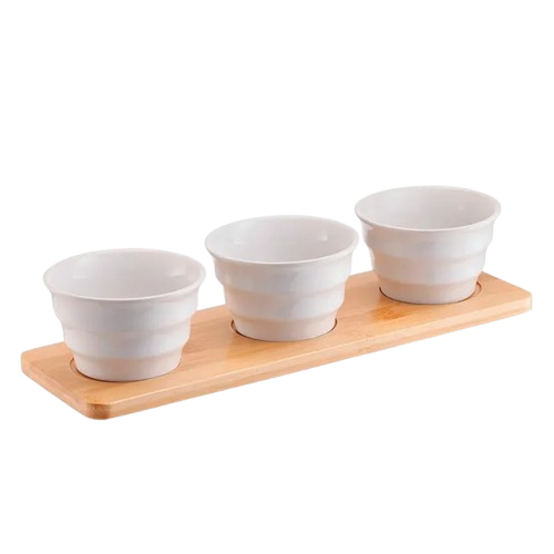 TAÇAS B10161-BRANCO P/APERITIVO (4PCS)