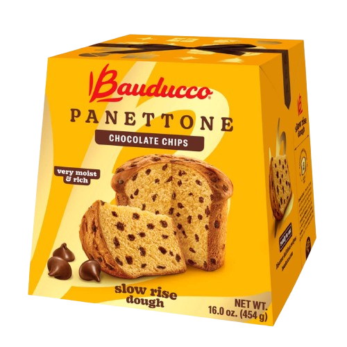 BOLO PANETTONE PEPITAS CHOCOLATE BAUDUCCO 454GR