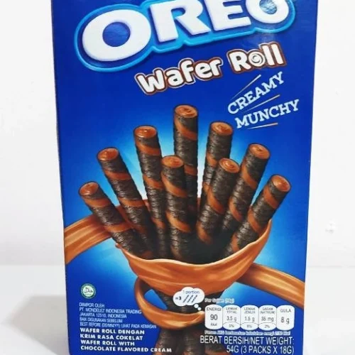 BOLACHA WAFER ROLL OREO 54GR
