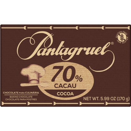CHOCOLATE CULINÁRIA NEGRO 70%CACAU PANTAGRUEL 170GR