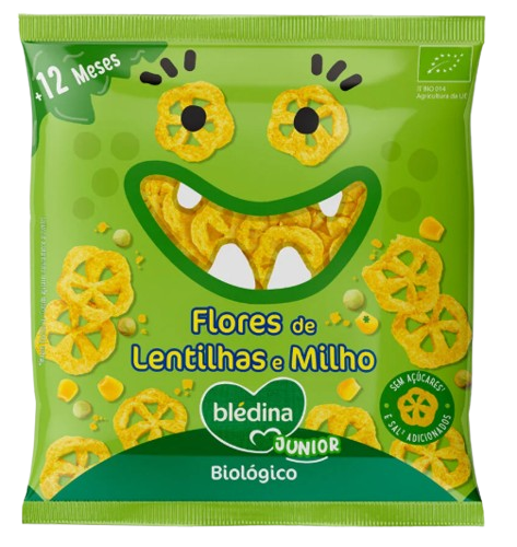 CEREAIS BIO FLORES LENTILHAS E MILHO BLÉDINA 20GR