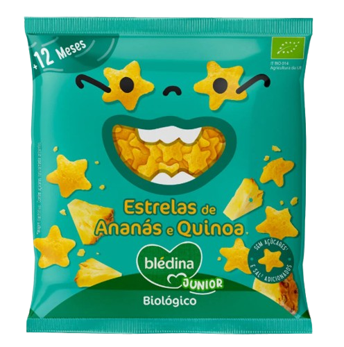 CEREAIS BIO ESTRELAS ANANÁS E QUINOA BLÉDINA 20GR