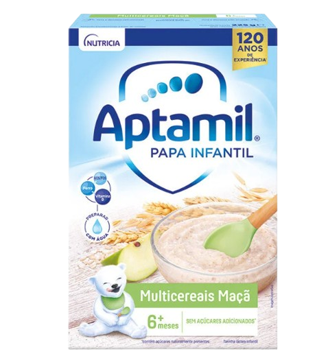 FARINHA LÁCTEA MULTCEREAIS MAÇÃ APTAMIL 225GR
