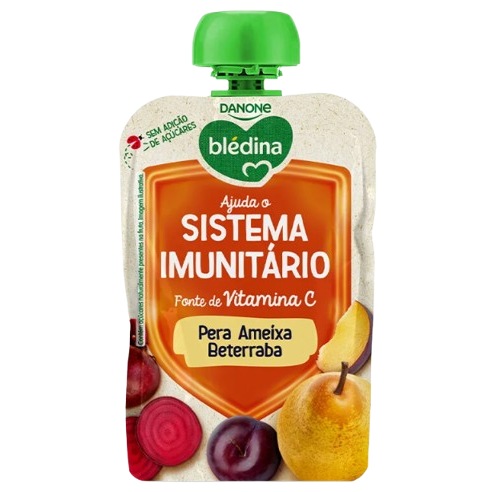 FRUTA MAÇÃ PÊRA AMEIXA BETERRABA BLÉDINA 100GR