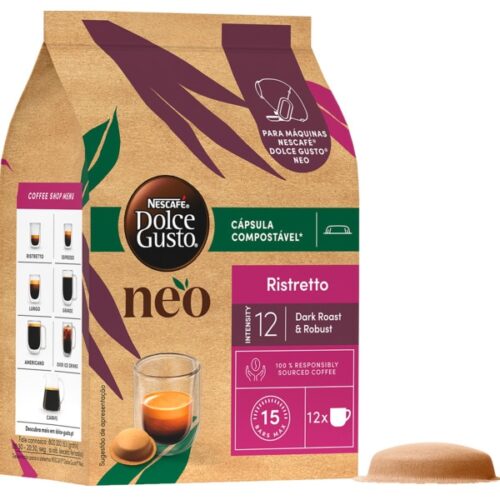 CAFÉ RISTRETTO DOLCE GUSTO NEO 12 CÁPSULAS