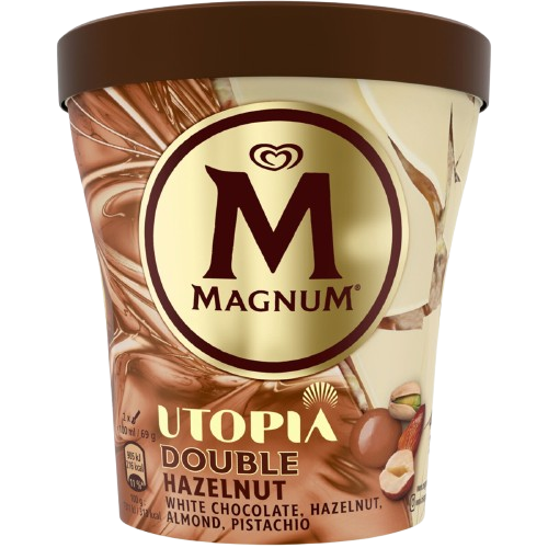 GELADO PINT UTOPIA DOUBLE HAZELNUT MAGNUM 440ML