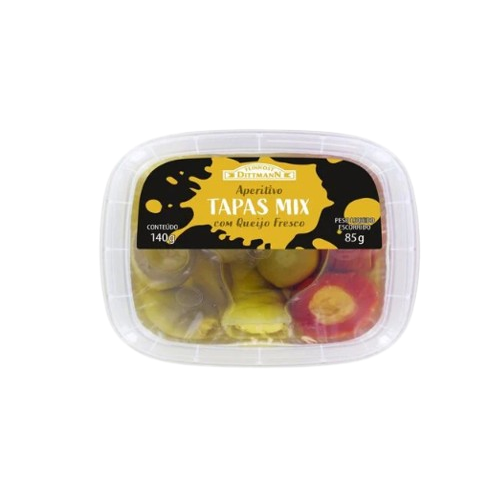 TAPAS MIX COM QUEIJO FRESCO DITMANN 140GR