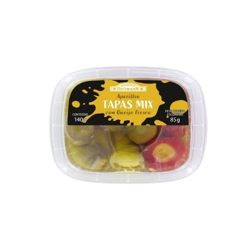 TAPAS MIX COM QUEIJO FRESCO DITMANN 140GR