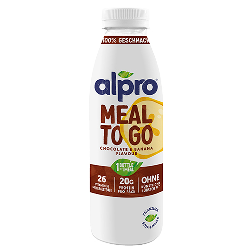 IOGURTE LÍQUIDO SOJA TO GO CHOCOLATE BANANA ALPRO 500ML