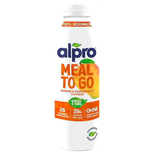 IOGURTE LÍQUIDO SOJA TO GO MANGA MARACUJÁ ALPRO 500ML