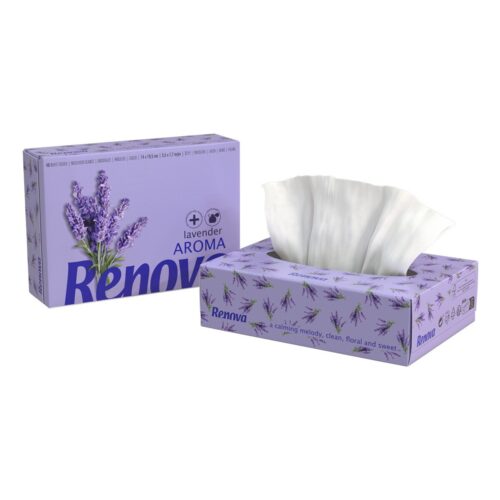 LENÇOS FACIAL LAVANDA RENOVA 46F