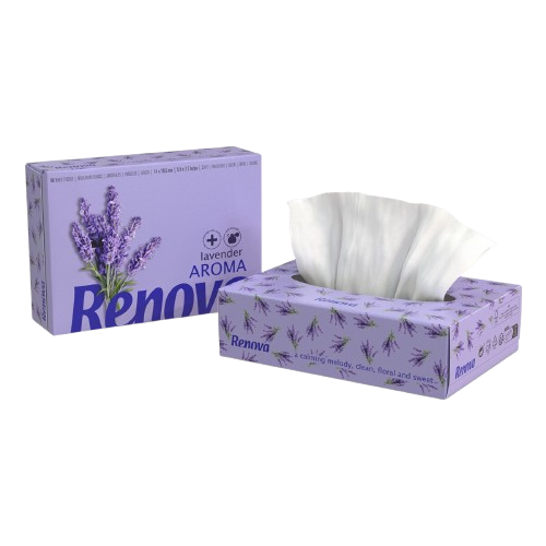 LENÇOS FACIAL LAVANDA RENOVA 46F - Image 2